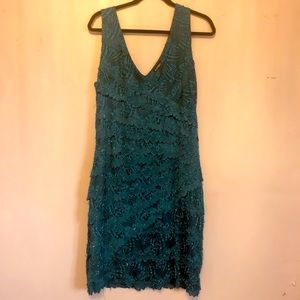 Blue Lace Dress Le chateau XXL